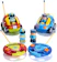 Prextex Cartoon Police Car and Race Car 1
