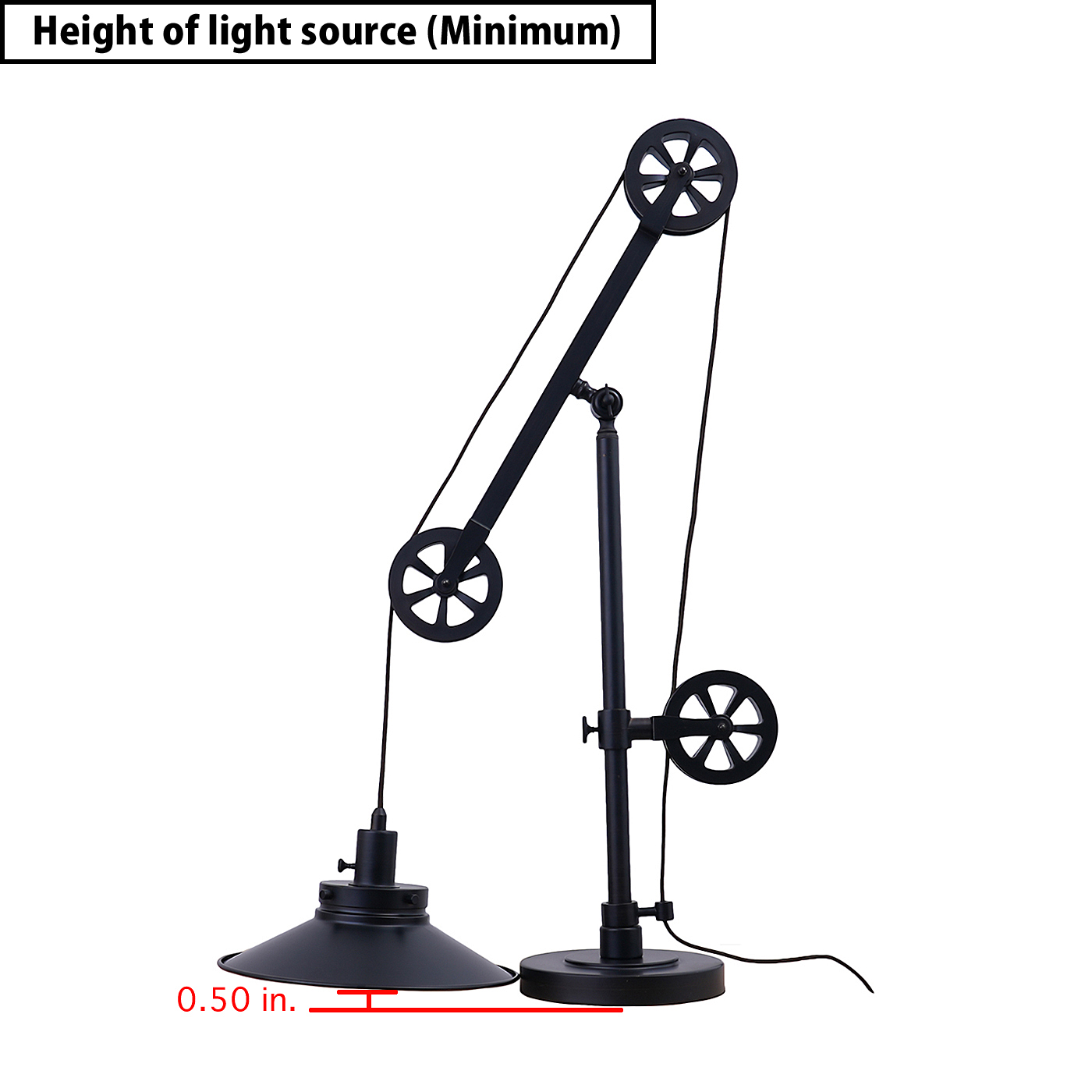 Blackened Bronze Richarson Metal Desk Lamp 4