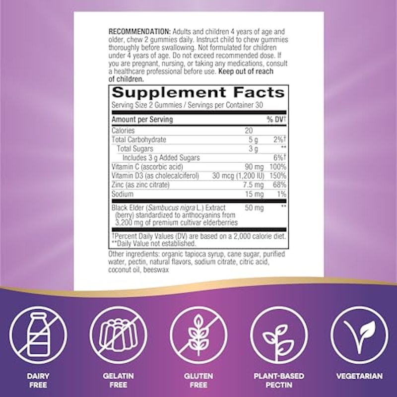 Sambucus Gummies 2