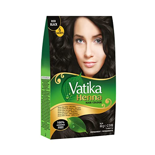 Henna Hair Color - Rich Black 1