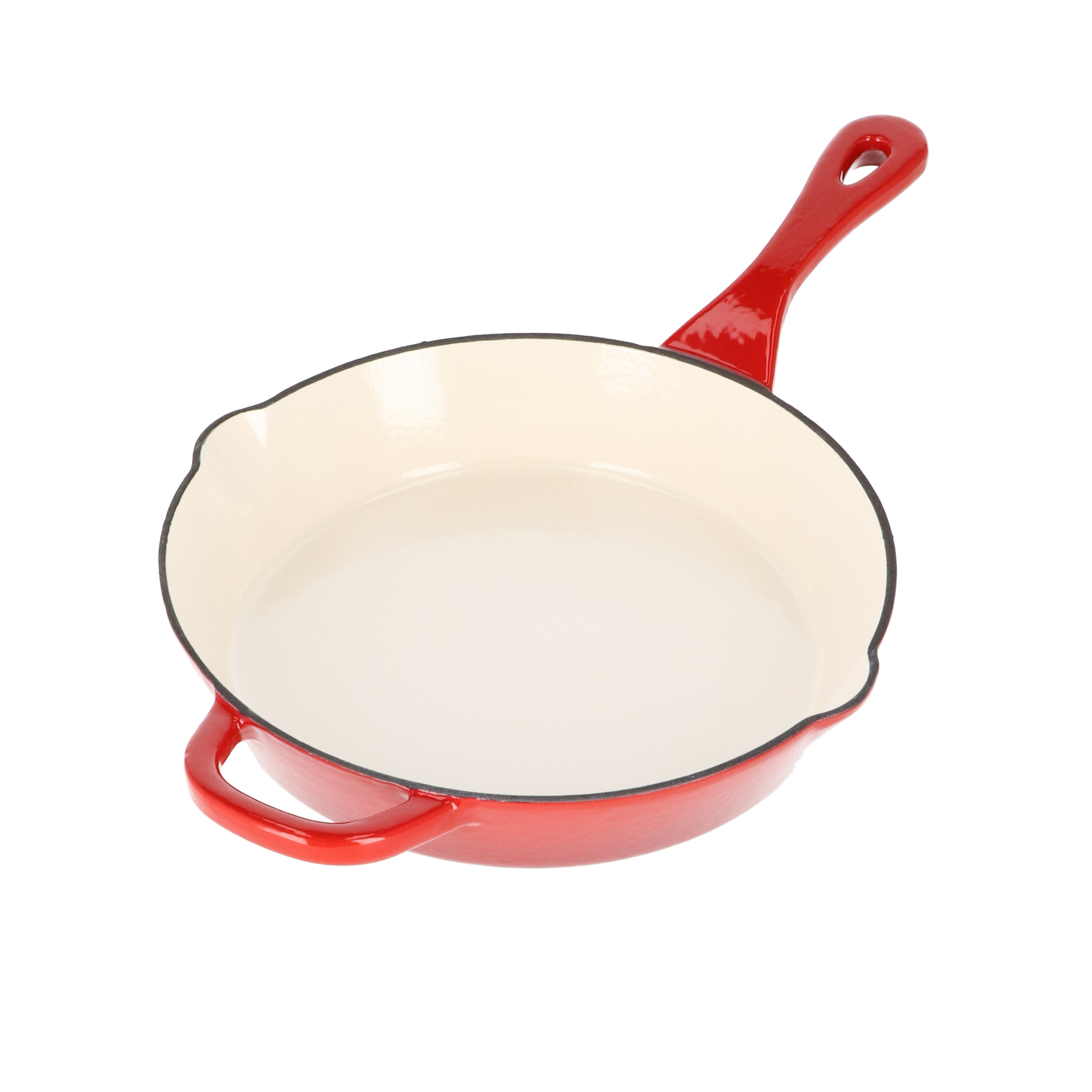 Artisan Enameled Cast Iron Round Skillet 1