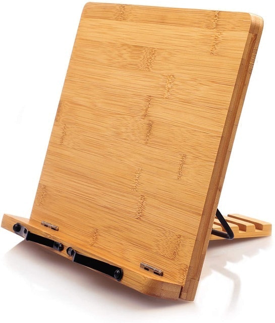 Bamboo Cookbook Holder 1