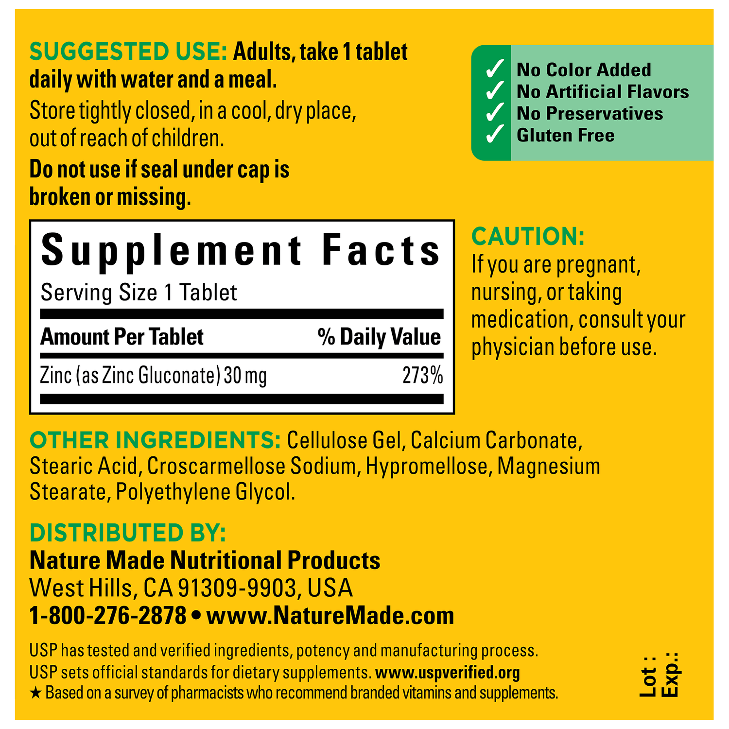 Zinc 30 mg Tablets 2