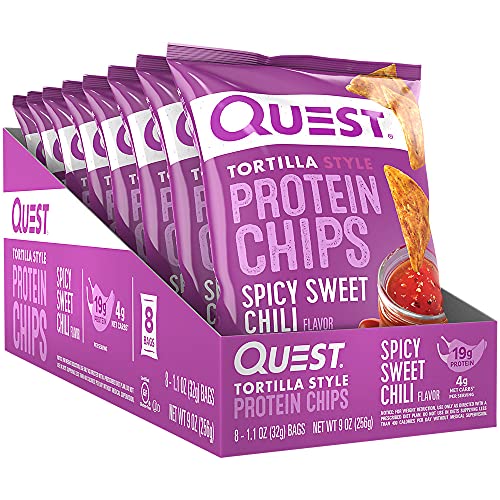 Spicy Sweet Chili Tortilla Style Protein Chips 1