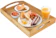Greenco Rectangle Bamboo Butler Serving Tray 1