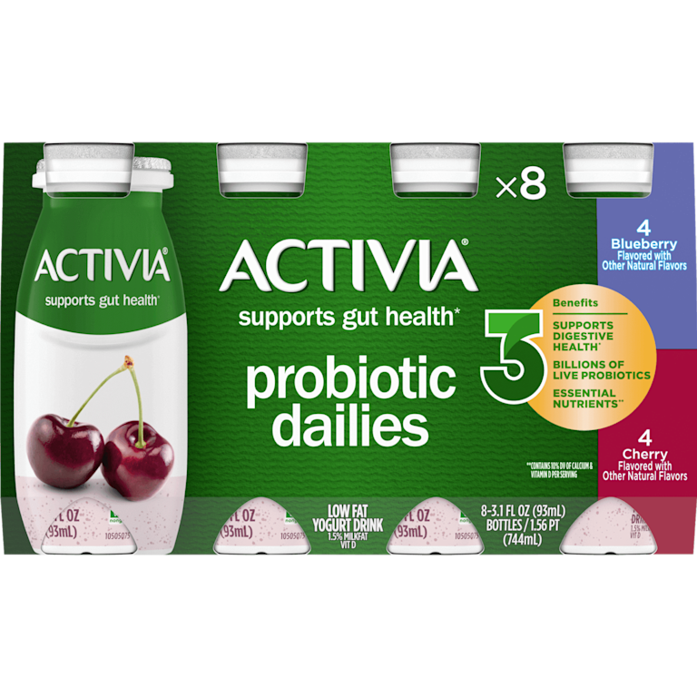 Cherry & Blueberry Dailies Probiotic Drink 1