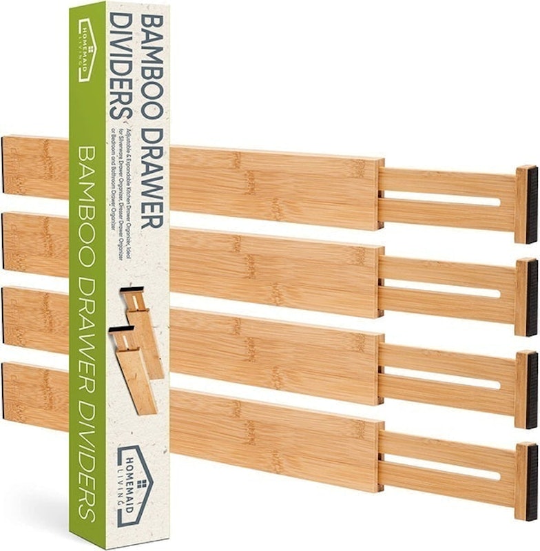 Bamboo Drawer Dividers 1