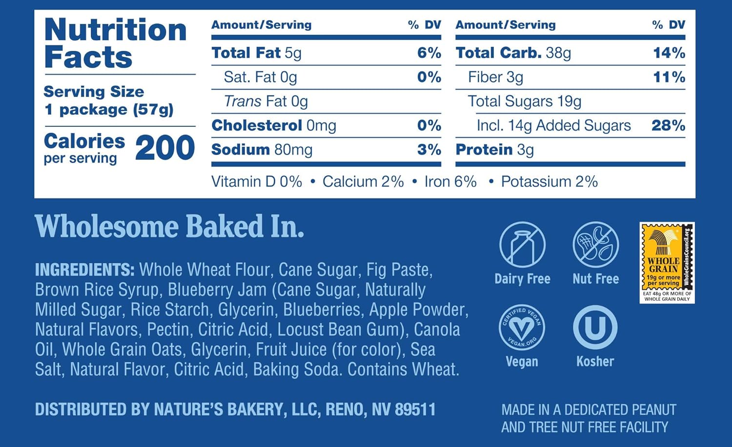 Whole Wheat Fig Bars - Blueberry 2