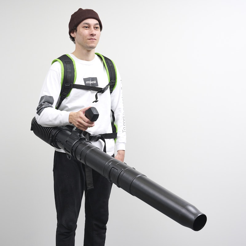 80V Cordless Brushless Backpack Blower with 2.5 Ah Battery & Charger 10