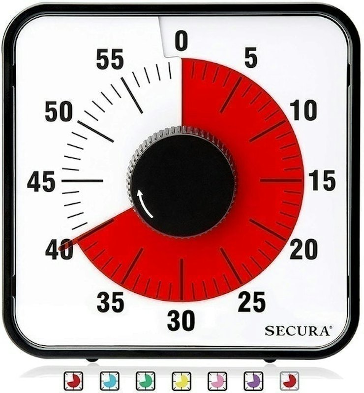 60-Minute Visual Countdown Timer 1