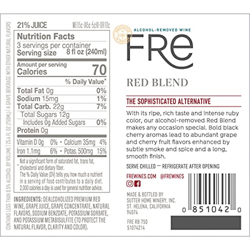 Alcohol Removed Red Blend 2