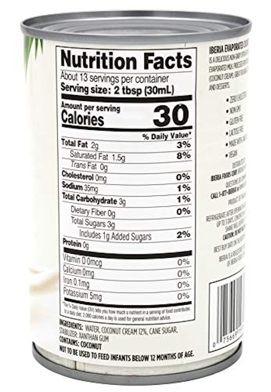 Evaporated Coconut Milk 2