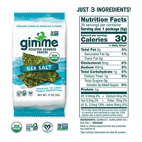 Sea Salt Seaweed Snacks 2