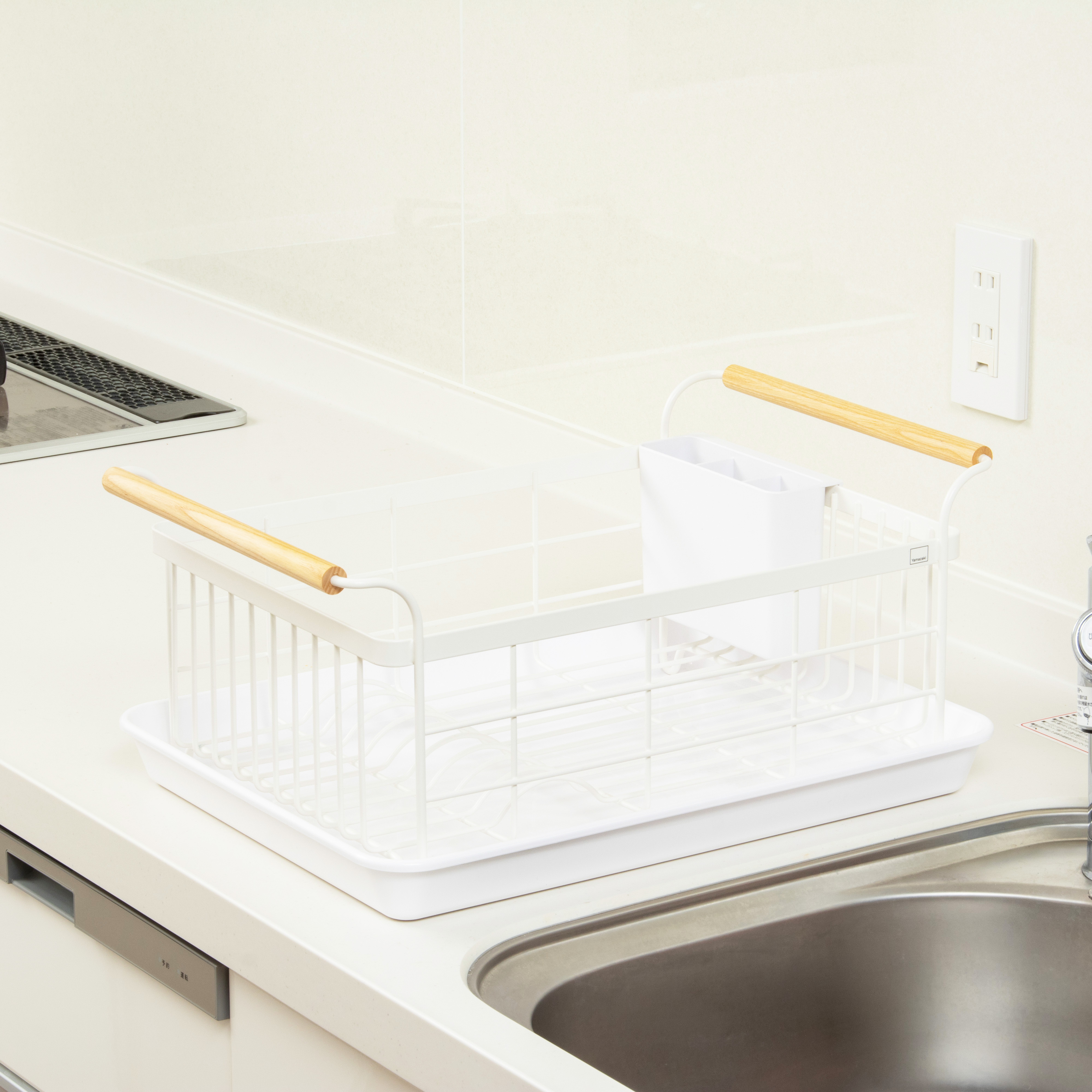 Dish Rack - Steel + Wood 4