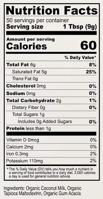Anthony's Organic Coconut Milk Powder 2