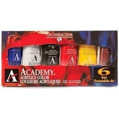 Academy Acrylics Color 6 Set