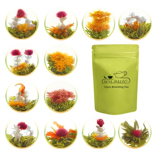 12pcs Individually Wrapped Blooming Tea 1