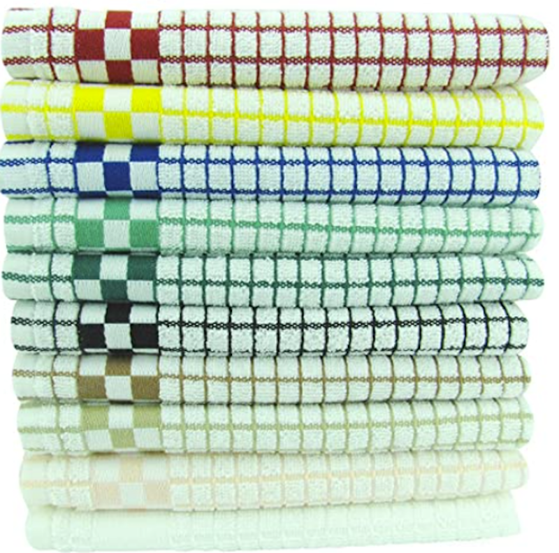 Classic Kitchen Dish Towels with Hanging Loop 2