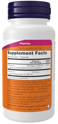 Vitamin D-3 & K-2 Capsules 2