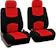 FH Group Universal Fit Flat Cloth Bucket Seat Cover 1