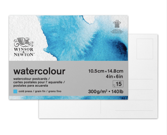 Classic Watercolor Paper Postcard Pad 1