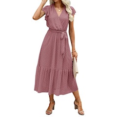 Women Summer Bohemian Floral Casual Wrap