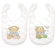 Design Works Crafts Inc. Bears Stamped for Cross Stitch Baby Bibs Kit 1