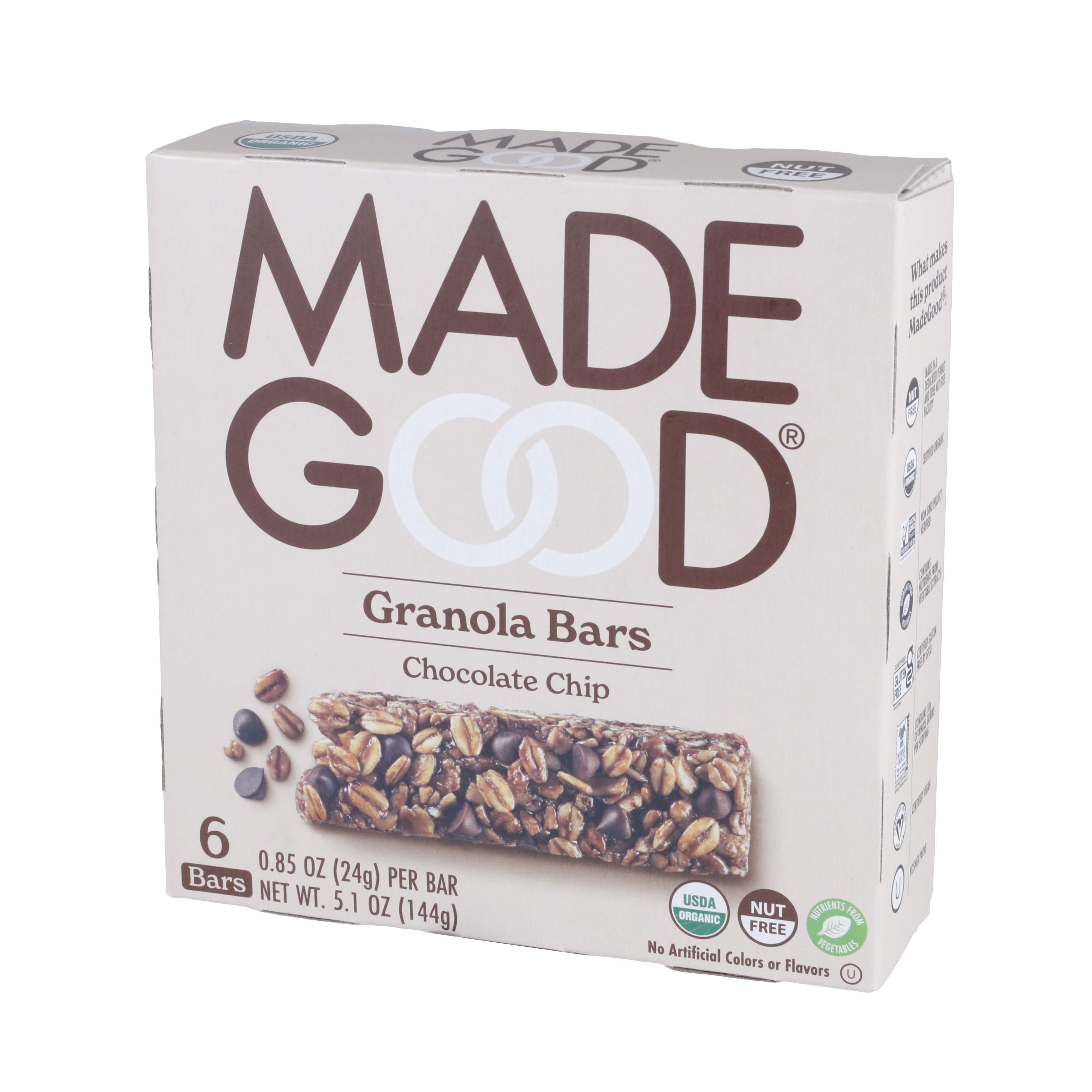 Chocolate Chip Granola Bars 1
