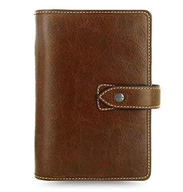 Malden Ochre Personal Size Leather Organizer 1