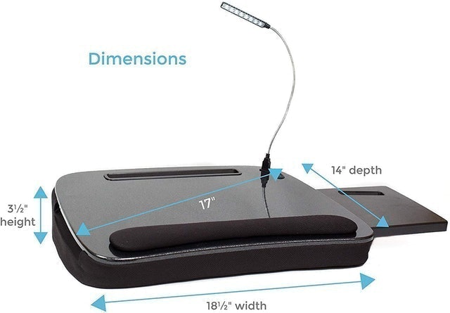 Lap Desk with USB Light 2