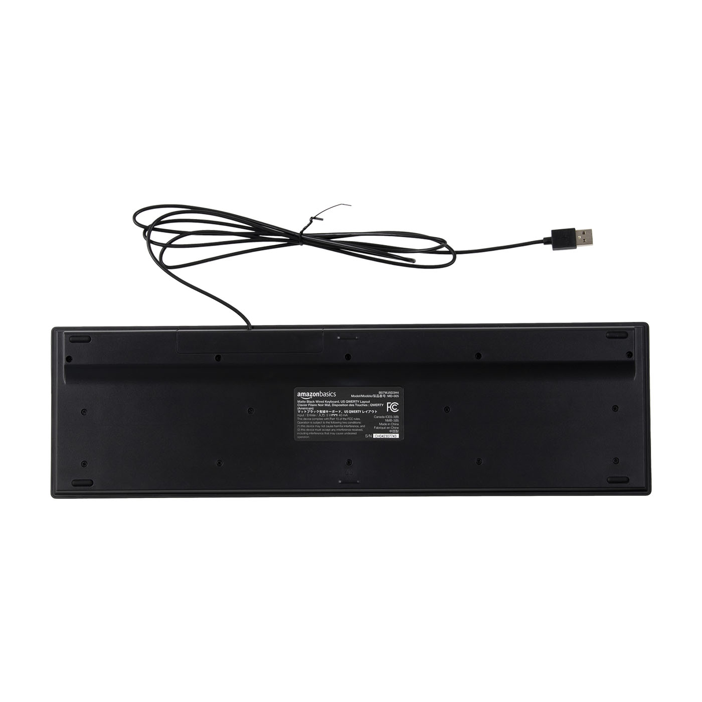 Amazon Basics Low-Profile Wired USB Keyboard 4