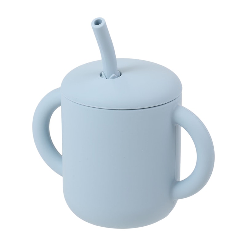 Silicone Training Cup + Straw 2