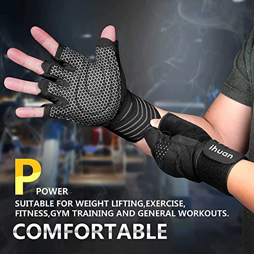 Ventilated Weight Lifting Gym Workout Gloves 2