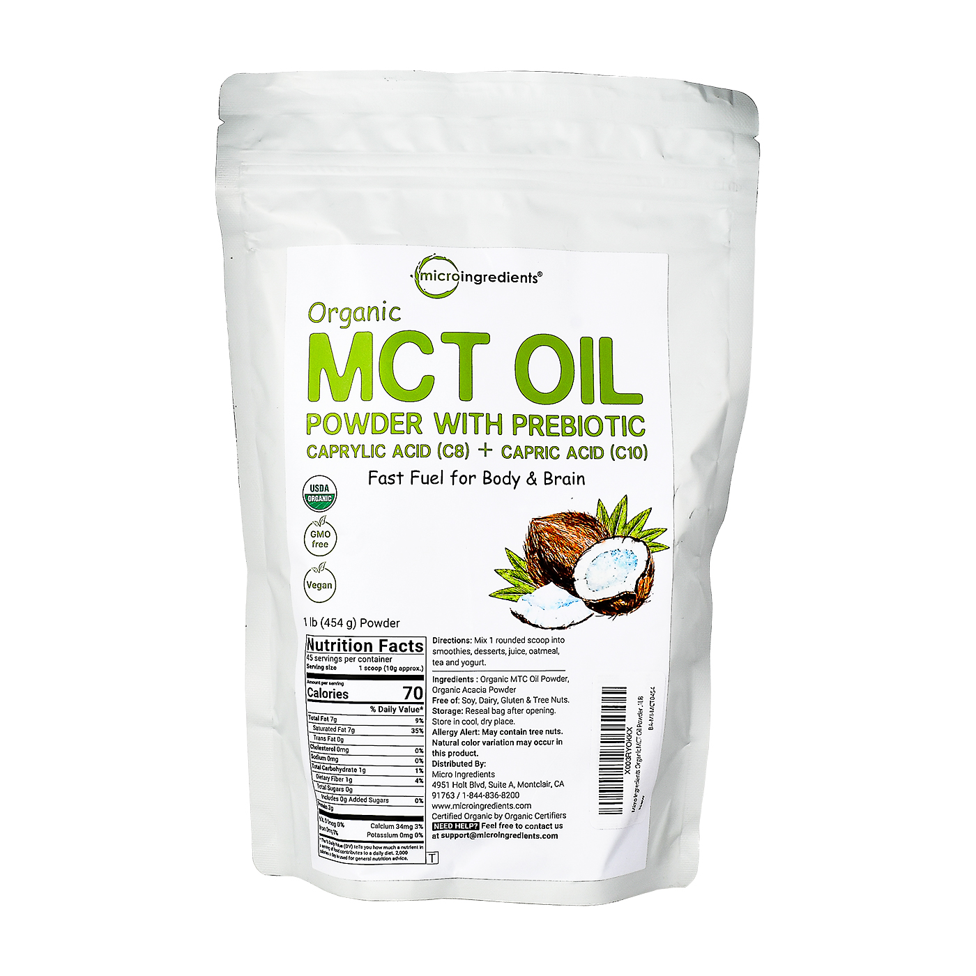 Organic MCT Oil Powder 1