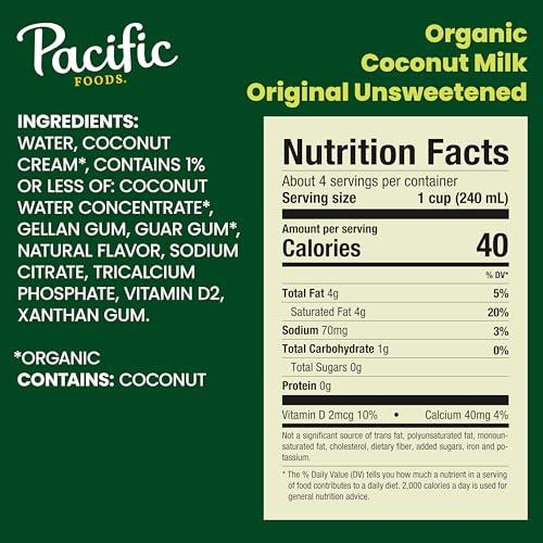 Organic Coconut Milk - Unsweetened 2