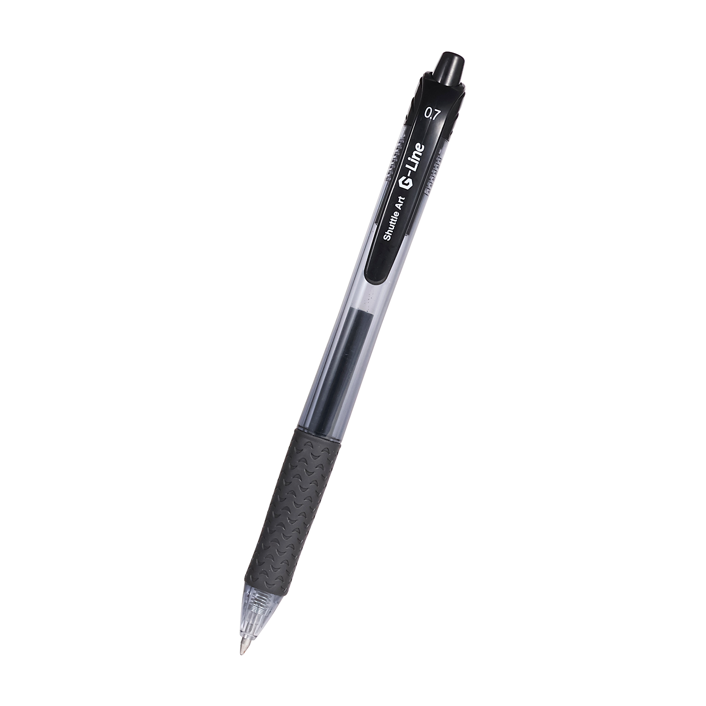 Retractable Black Gel Pens 1