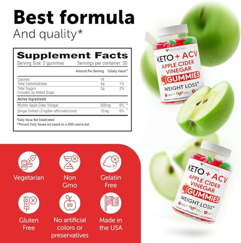 Keto + ACV Apple Cider Vinegar Gummies 2