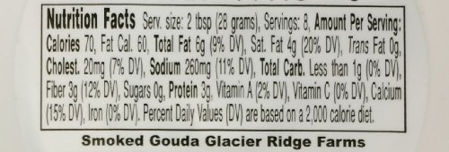 Smoked Gouda Gourmet Spreadable Cheese 8oz (One Cup) 2