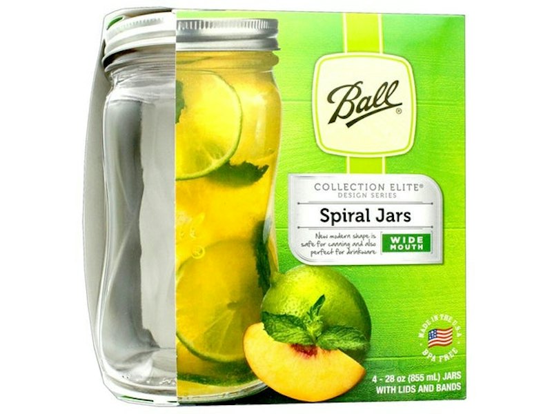 Wide Mouth Spiral Jars 1