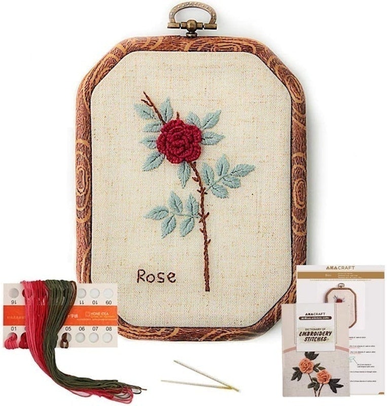 Chinese Flowers Pick Series Embroidery Starter Kit 1