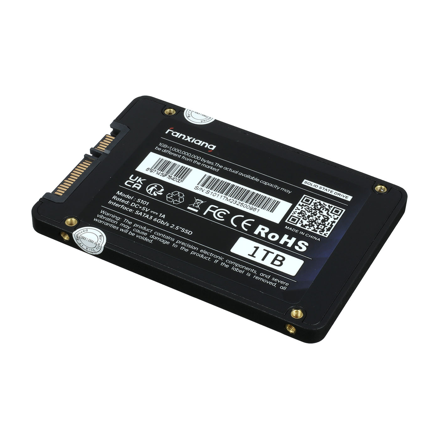 S101 1TB SSD 2.5 inches SATA III 6Gb/s Internal Solid State Hard Drive up to 550MB/s 2