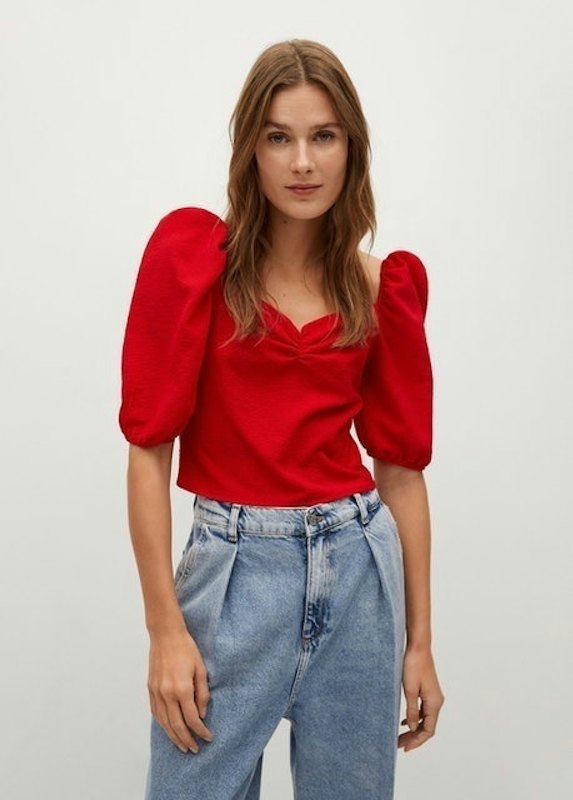 Puff Sleeves Blouse 1