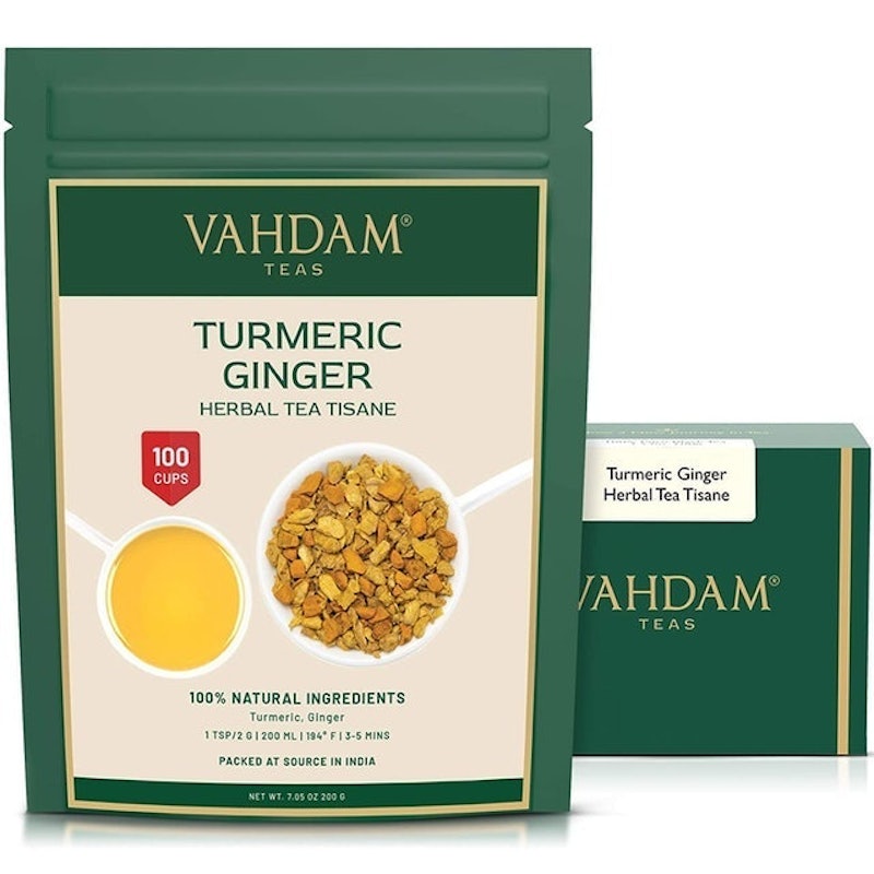 Turmeric Ginger Herbal Tea Tisane 1