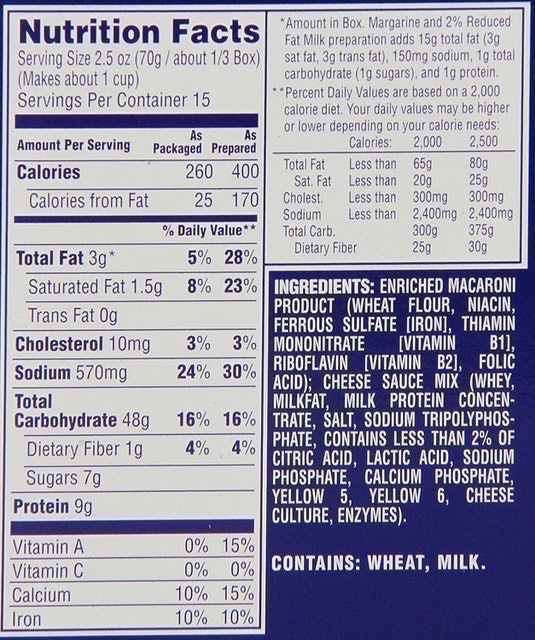Original Flavor Macaroni & Cheese Dinner 2