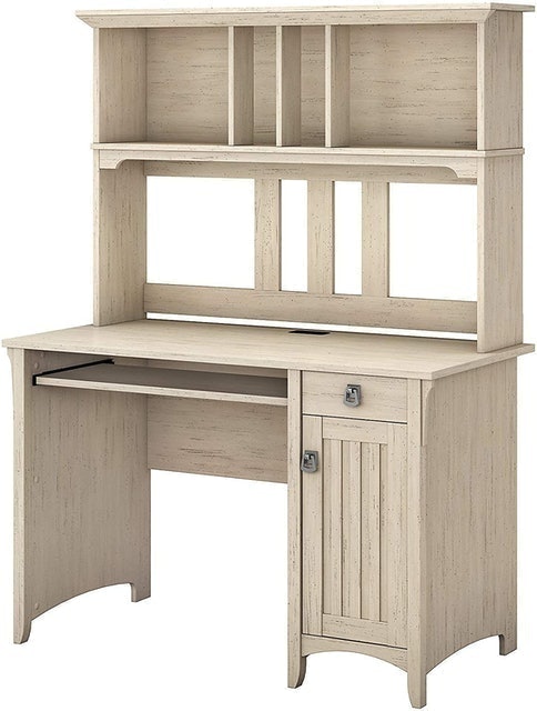 L-Shaped Desk with Hutch 1
