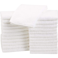 Fast Drying Absorbent Terry Cotton Washcloth Bath Towel