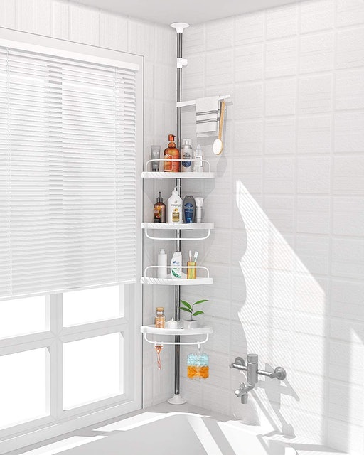 10 Best Corner Shower Caddies in 2022 (Simplehuman, iDesign, and More) 5
