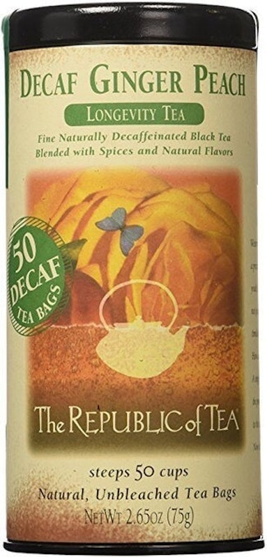 The Republic Of Tea Decaf Ginger Peach Black Tea 1