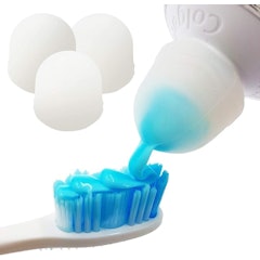 SqueezMe Self-Closing Toothpaste Caps