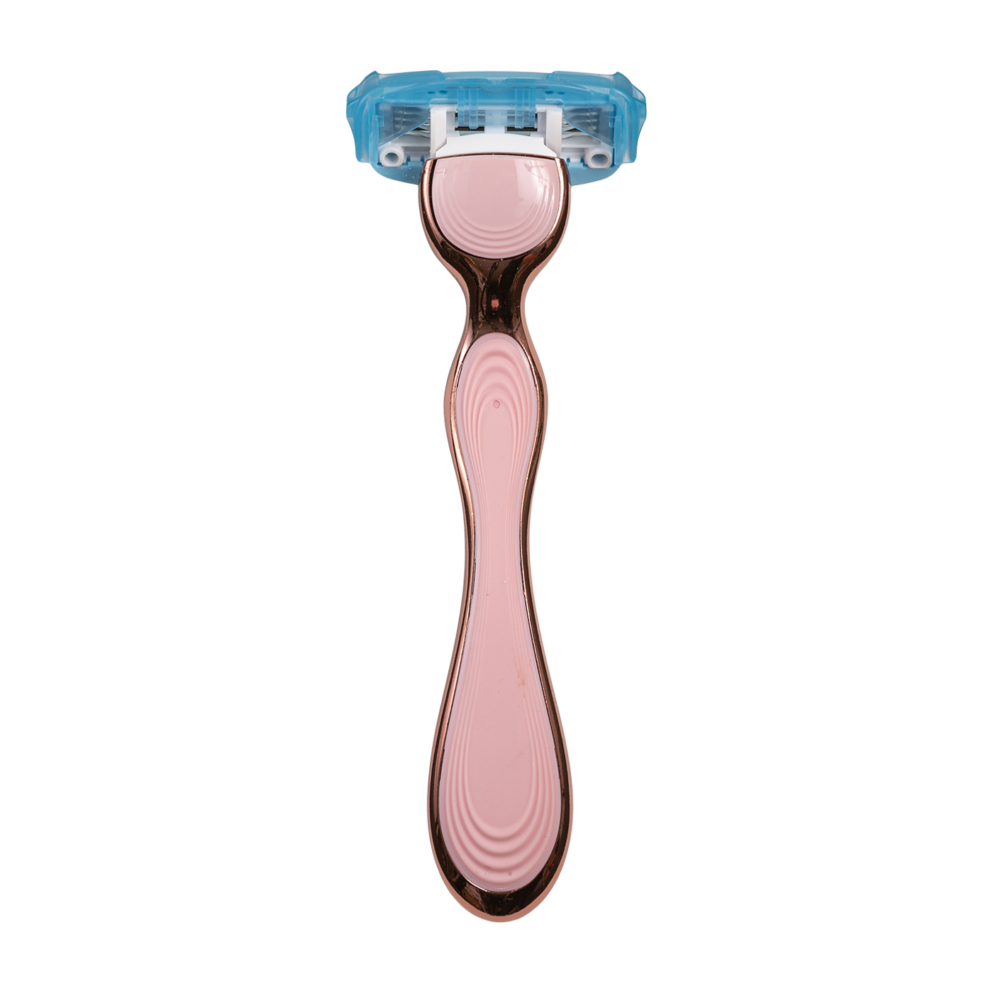 Hydro Silk Rose Gold Metal Handle Razor 1